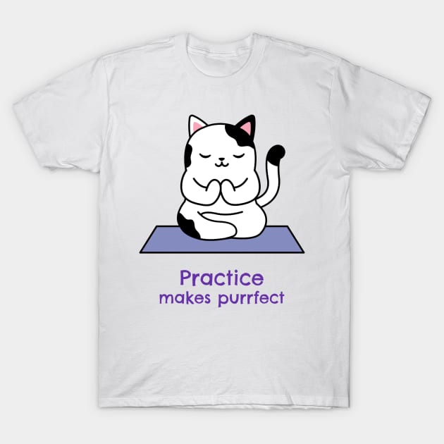 Practice makes purrfect T-Shirt by aboss